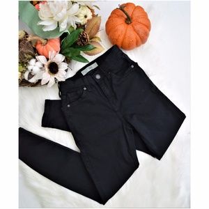 TOPSHOP Jamie Black Moto Jeans High Waist Skinny